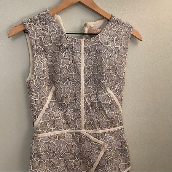 Lela Rose Gray Sheath Dress 4 - Picture 9 of 13